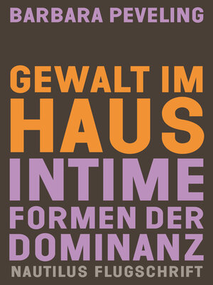 cover image of Gewalt im Haus